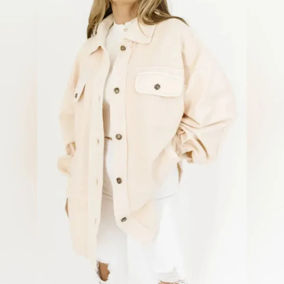 NWOT Free People Ruby Jacket in Sweetheart Sunrise Size Large $128 - Picture 5 of 14